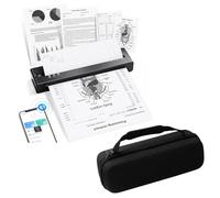 Portable Thermal Printer A4/A5/B5, A28U Wireless Inkless Printer Weighs only 585g, Clear Printing & Long Battery, Bluetooth Compatible with iOS & Android, Printers for Home use Mobile Office Travel