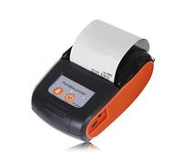 Portable Thermal Receipt Printer 58Mm Mobile POS Device For IOS for ANDROID High Speed Quiet Ticket Machine For Retail Hospitality Logistics(Orange)