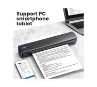 Portable Thermal Wireless Printer, D810 Thermal Printer, Laptop and Smartphone Compatible