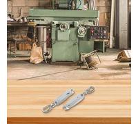 Portable Thread Size Verification Tool for Nut & Bolt Identification - Aluminum Alloy + Hardened Stainless Steel Gauge, Metric & Standard Si