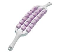 Portable Three Rows Curved Massage Roller Fitness Multifunction Yoga Massage Stick Anti Cellulite Sports Fascia Stick Forearms