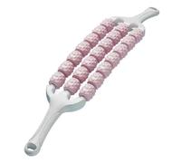 Portable Three Rows Curved Massage Roller Fitness Multifunction Yoga Massage Stick Anti Cellulite Sports Fascia Stick Forearms