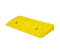 Portable Threshold Ramp for Wheelchair, Lightweight Plastic Curb Ramp for Doorways and Bathroom, Accessible Edge Protector Spill-Stop Design