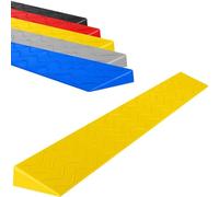 Portable Threshold ramps, Threshold Door Step Ramp Portable Curb Ramp Multicolor Multiple Sizes(Yellow,100x10x3.5cm)