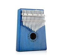 Portable Thumb Piano Instrument 17 Key Kalimba Thumb Piano Natural Mahogany Portable Finger Piano With 7 Gift Accessories Suitable for Children Adult Beginners B