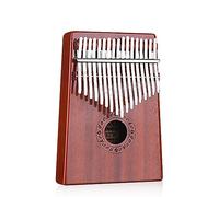 Portable Thumb Piano Instrument 17 Key Kalimba Thumb Piano Natural Mahogany Portable Finger Piano With 7 Gift Accessories Suitable for Children Adult Beginners C