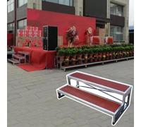 Portable Tiered Choral Risers & Podium Stage MultiLevel Standing Platform for Performances Speeches School Events & ChoirsEasy Setup & Lightweight Design