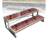 Portable Tiered Steps, Sturdy 2-Tier Design for Choir Singing, Classroom & Church Group Activities, Easy Assembly for Events & Rehearsals