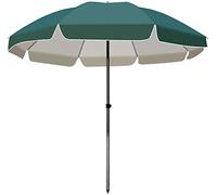 Portable Tilting Outdoor ParasolOutdoor Sun 2M Height Adjustable Garden Parasol Summer Large Beach Courtyard Patio Ground-Inserted Umbrella