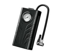 Portable Tire Inflator - Cordless Battery-Powered Air Pump With Pressure Ga | 7.09" X 1.89" X 3.27" | Wireless Car Tire Air Compressor Pump | Built-In Mechanical Pressure Gauge & Low-Noise Motor | Smart