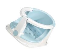 Portable Toddler Bathing Seat Shower Chair Base for Sitting Baby Feature Anti Slip Design and Easy Storage Bath Chair with Backrest