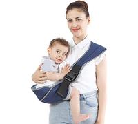 Portable Toddler Carrier, Adjustable Child Sling, Ergonomic One Shoulder Labor-Saving Polyester Half Wrapped Toddler Sling with Anti-Slip Particles, for Toddler, Children 12-60 Months