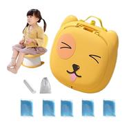 Portable Toddler Potty Travel Potty for | Foldable Car Potty - Foldable Portable Potty for Travel, Small and Practical with Absorbent Paper for the
