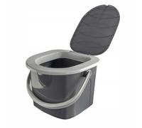 Portable Toilet Bucket WC Seat Lid Handle Camping Travel Easy Clean Plastic Festival Reusable Outdoor Toilet