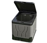 Portable Toilet, Ergonomic Seat with Lid, Foldable Toilet Portable Potty for Camping, for Outdoor Travel Fishing Hiking Road Trip RV Car Beach Tent Boat Backpacking Home Kids Adults
