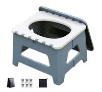 Portable Toilet for Camping - Folding Seat Stool, Lightweight Privacy Accessories, Compact Design, Easy to Carry, Multiple Outdoor Toilet Solution for Backpack, Hiking, Living Room