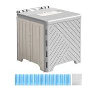 Portable Toilet for Camping,Non-Slip Travel Toilet | Foldable Space-Saving Non-Slip Training Potty with PVC Cushion for Men Women Toddler Patients Hiking Hospitals
