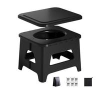 Portable Toilet For Camping, Portable Toilet For Adults Camping, Foldable Seat Stool Privacy Accessories, For Backpacking Hiking Tent RV Travel Car