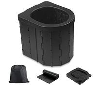 Portable Toilet for Camping, Potty Adults, Porta Travel Commode Bucket Car, Travel, Outdoor, Hiking, Backpack, Trips, Tent, Boat, Beach, Traffic Jam, Home
