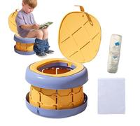 Portable Toilet for Kids Comfortable Foldable Trainer Tool | Portable Kids Toilet for Children Youth Vehicle Traveling Camping Outdoor Indoor Park Outings