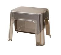 Portable Toilet Stool - Elevated Plastic Footrest for Adults Sturdy Squatting Aid for Optimal Bathroom Posture Comfortable Step Stool for Resting and Support