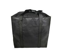 Portable Toilet Tote - Black Nylon Waterproof, Travel Case | 20l-24l Fit with Uv-Resistant Shell, Heavy-Duty Protective Storage for Restroom System and Hiking Use