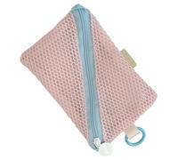 Portable Toiletry Bag Mesh Coin Pouches Lightweight and Practical Change Small Item Organized for School Or Daily Use Mesh Makeup