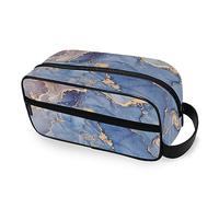 Portable Toiletry Bag Natural Luxury Abstract Fluid Art Painting Travel Wash Bag Multifunction Cosmetic Bag Makeup Pouch Storage Bag for Women Men Boys Girls