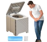 Portable Toilets - Foldable Adult Potty Chair, Non Slip Training Toilet Cushion, Commode Chairs, Seat for Hospitals Outdoor Events Camping Road Trips, Bathroom Toilet, 9.06 Inch