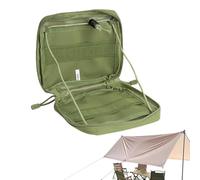 Portable Tool Bag, Travel Medicine Bag | Waterproof Medication Tool Bag,Multifunctional Oxford Pill Organizer Bag, Lamp Storage Bag, Army green , Consulte la descripción, See description