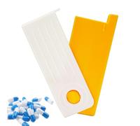 Portable Tooth Box | Compact Travel Size Box, Refillable Dispenser with Sliding Lid for Threads - Camping, Dorm, Hotel, Home
