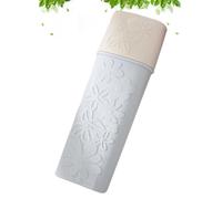 Portable Toothbrush Case for Travel and Hiking, Plastic Storage Box | Carved Plain Bathroom Style, Protects Brush Shape, Easy to Carry and Store, Suitable for Trips