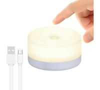 Portable Touch Activated Baby Night Light, Dimmable Nursery Lamp with Built-In Rechargeable Battery, Eye-protecting Soft Light for Bedside, Baby Nurse