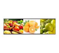 Portable Touch Monitor, 43 Inch Stretched Bar Display, USB Video Input, Dual Speakers, for DIY PC Case, Music Studio Screen, Advertising Panel