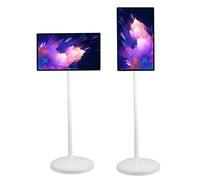 Portable Touchscreen Smart Monitor, 1080P Rotatable Display for Floor Standing or Mobile Use