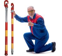 Portable Tow Pole Bar, 3t/ 5t/ 6t/ 8t/ 20t/ 30t/ 50t Towing Bar Spring Damper Pole Stabilizer for Car/Van/Heavy Duty Trucks, Anti-tailgating(Load 6t)