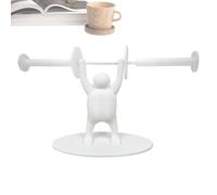 Portable Towel Rack, 3D Paper Holder, Tissue Roll Stand with Weightlifting Design, Innovative Toilet Paper Accessory with Solid Construction, Home Organizer, Bathroom Supplies for Bedroom