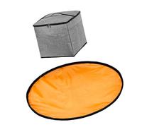 Portable Toy Storage Box Pouches with Game Mat Big Space Foldable for Children Educational Toy Encourages Responsibility Large Round Game Mat Integrated Toy Box