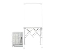 Portable Trade Show Counter Table Supermarket Tasting Booth Kiosk Reception Event Podium for Advertising Exhibition Display & Promotion - Ideal for Events & Marketing