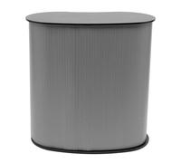 Portable Tradeshow Podium Table,Portable Exhibition Stand Pop Up Podium Trade Show Table Counter Reception Desk 40 * 90 * 90cm,for Special Events, Promotional Literature,Black