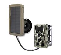 Portable Trail Game Camera Solar Panel Kit 3000mAh 6V-12V Waterproof Rechargeable Solar Charger For Hunting Camera