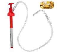 Portable Transfer Pump, Hand Oil Drum Pump, Liquid Fuel Transfer Pump, Leakage Proof Manual Vertical Oil Drum Pumps with Non Drip Nozzle, for 20L Drum