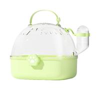 Portable Transparent Bird Cage - Portable Breathable Travel Rack, Small Water Bottle Station | Display Carrier for Parakeet, Cockatiel, Lovebird, Hamster, Access