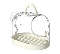 Portable Transparent Cage - Transparent Takeaway Cage - Breathable Cage | PP Lightweight Bird Travel Crate | 23cm Parrot Travel for Office, Travel, Home and Camping