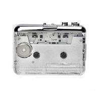 Portable Transparent Shell Cassette Player, Tape To MP3 Audio Converter, With USB C Port, For Digitizing Music Collections