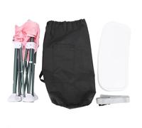 Portable Travel Baby Seat Stylish Elegant Foldable Lightweight Toddler Outdoor Dining Chair for Camping Beach Indoor Activities High Grade Plastic 14.37 Inch Height 11.42 Inch (Pink)