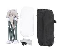 Portable Travel Baby Seat Stylish Elegant Foldable Lightweight Toddler Outdoor Dining Chair for Camping Beach Indoor Activities High Grade Plastic 14.37 Inch Height 11.42 Inch (Grey)