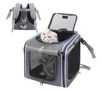 Portable Travel Bag for Puppies - 14.17 x 14.17 x 9.84 Inches, Shoulder Strap, Multifunctional Carrying Case | Cycling Accessory For Small Animals The Shopping Run