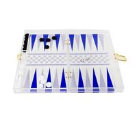 Portable Travel Board Game Trategy Board Game Playing Dices Cups Backgammon Folding Chess Easy To Play Portable Travel Set