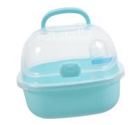 Portable Travel Hamster Carrier Cage Transparent Design for Small Pets Convenient Outdoor Use for Hamsters and Sugar Gliders Comfortable and Observational Environment